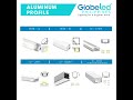ALUMINUM PROFILE 1616 B with Strip Light