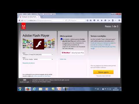 Vídeo: Como faço o download do Adobe Flash Player para minha área de trabalho?