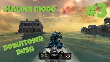 Riptide Gp Renegade Android Gameplay#3 (SLALOM MODE DOWNTOWN RUSH)