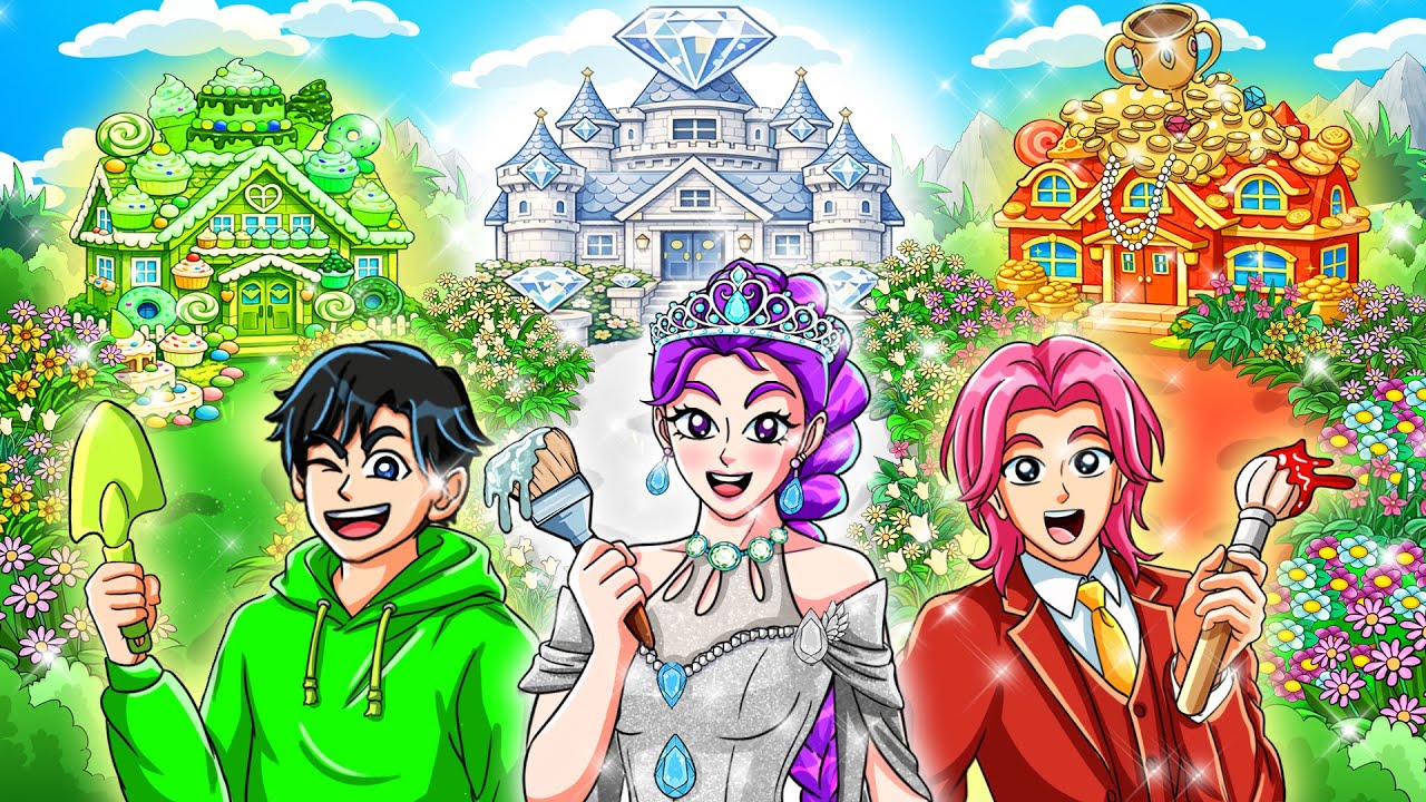 KPop Demon Hunters: One Colored House Challenge | KPop Demon Hunters Animation