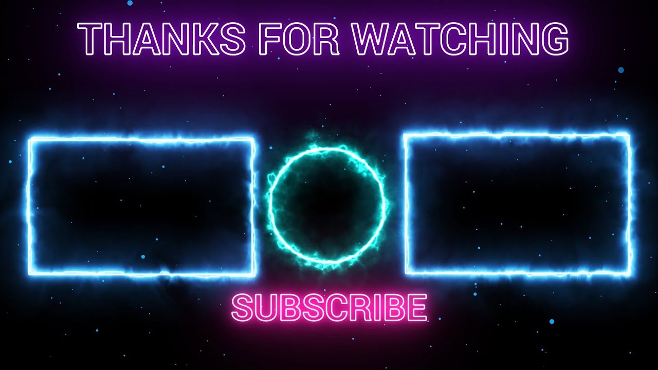 Top 17 Free Outro Template 2D & 3D [ENDSCREEN NO TEXT] #6 | TRYCK FX