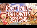 OVER 100 Fall & Halloween Custom Design Codes for 2024! | ACNH | Animal Crossing New Horizons
