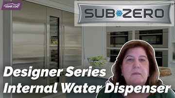 Sub-Zero - Internal water dispensers in Designer series columns