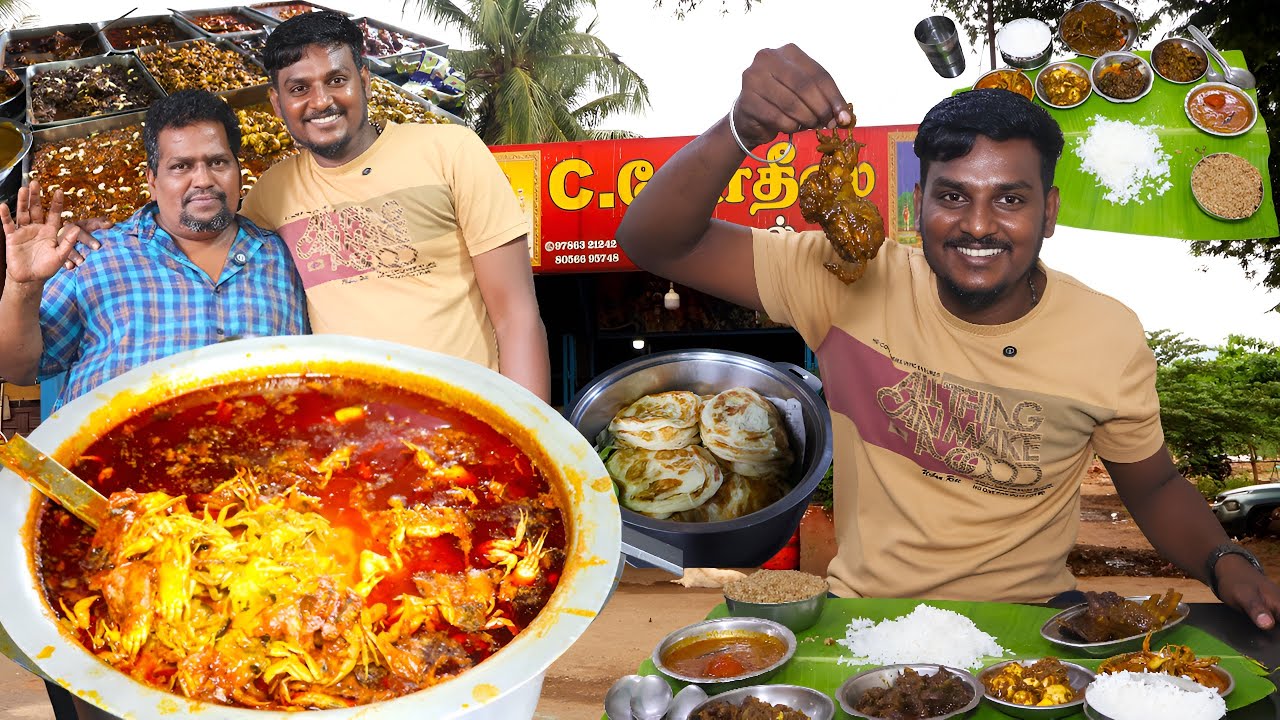 Markayan Kottai COUNTRY CRAB Kulambu Recipe | மார்கையன்கோட்டை  வயல் நண்டு குழம்பு வறுவல் | CRAB