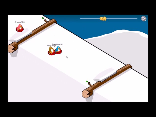 Club Penguin Sled Racing