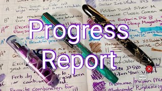 Progress Report - May 2024
In this video we go over the report card and I talk about how my fountain pens and inks are working out so far for May 2024. I added a 10th pen! Additional topics at the end of the video (from my library) include: Pen temptation = a new Benu Euphoria (that is not to be named) causing me some serious pen gimmies (I entered the drawing and meanwhile have been actually considering how could I buy it - and is it reasonable) eeeks stay tuned, Cocos diet, state of my pen pal reply pile, our drought and water restrictions and the book Glucose Revolution which I am learning a lot from.
Here are the pens and inks talked about and links to the videos I talked about:
1. Schneider Ray M Boysenberry with Conklin Dusty Rose (ink sample from pen friend CS)
2. Online Ergonomic Fluffy Cats M with Sailor Ink Studio 343 (ink sample from pen friend CS)
3. Pelikan Twist Silver M with Diamine Classic Green (ink sample from pen friend FD)
4. Benu Euphoria Pink Guava B (pen from anonymous pen friend/viewer) with Diamine Deep Magenta (purchased with gift card from Appleboom from anonymous penafactor last year)
5. Lamy Al-Star Ocean Blue B (pen from pen friend MS) with Lamy Turquoise
6. Hongdian N23 Year of the Rabbit Black and Gold Blade nib with Diamine Ochre (ink may have darkened Im at the end of the 30 ml bottle)
7. Lamy 2000 B with Rober Oster Opal Grey
8. TWSBI Diamond 580-ALR Purple 1.1 (pen from pen friend AW) with Pelikan 4001 Violet
9. Moonman Mini Purple Swirl B Opus nib with Monteverde Purple Reign
10. Jinhao X159 Black with M Jinhao nib unit from pen friend CS and Waterman Serenity Blue ink.
Here is a link to Jessies channel (author of Glucose Revolution:)
https://www.youtube.com/@UCsQdi6X-12eUKBBBze46STA
My Instagram: https://www.instagram.com/snowball7470/
My pen email: chris@inkswatch.com Progress Report - May 2024