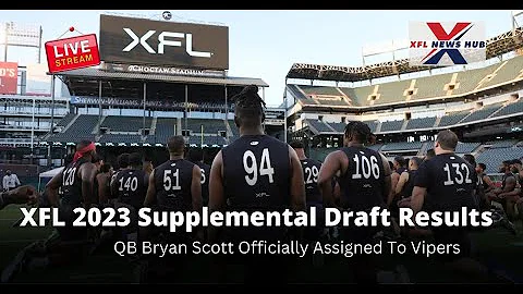 XFL 2023 Supplemental Draft Results, QB Bryan Scott Officially Assigned To Vipers