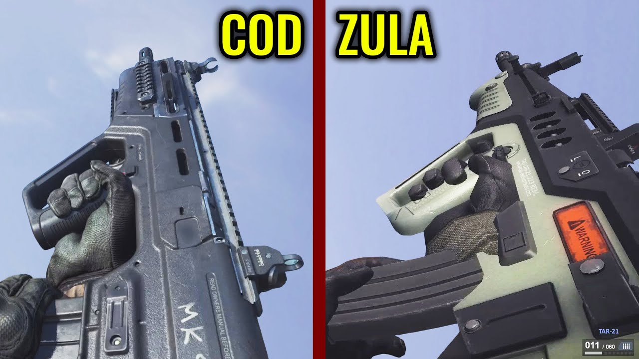 Zula vs Modern Warfare 2019 - Weapons Comparison