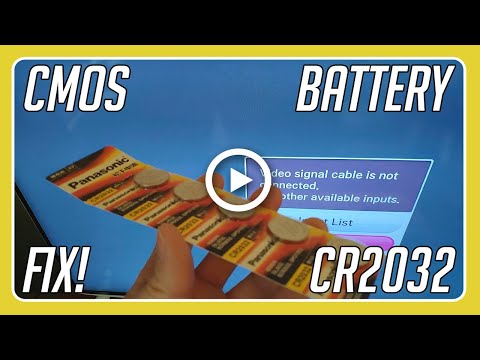 How to Fix Cmos Failure Error on your Pc with CR2032 Battery  @imationedit