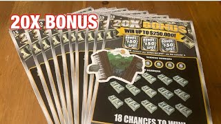 20X Bonus Tickets‼️ California Lottery Scratchers🤞🍀🍀🍀