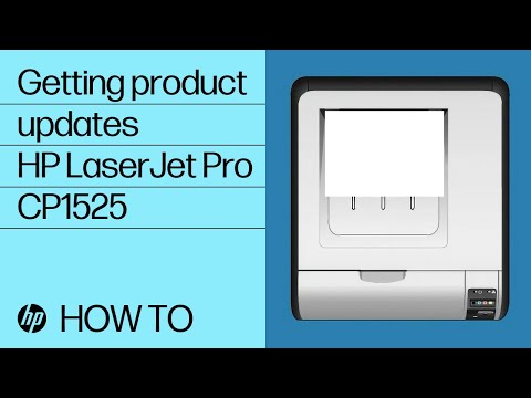 Getting Product Updates | HP LaserJet Pro CP1525 | HP