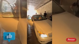 Sürücüler İnatlaşinca Trafi̇k Ki̇li̇tlendi̇