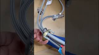 HOW TO INSTALL A 1 HOLE KITCHEN FAUCET.  AMERICAN STANDARD FAIRBURY S2   #SHORTS
