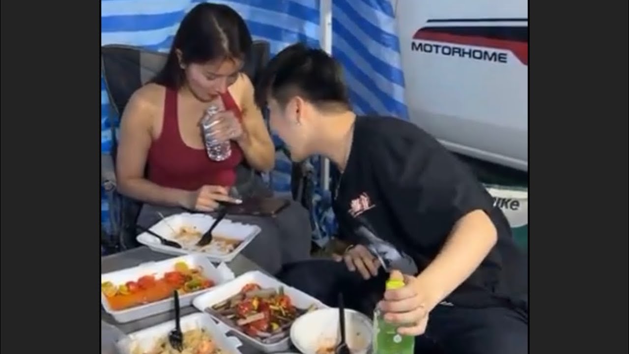 แพรวซันกินข้าว หยอกกันเบาๆน่ารัก