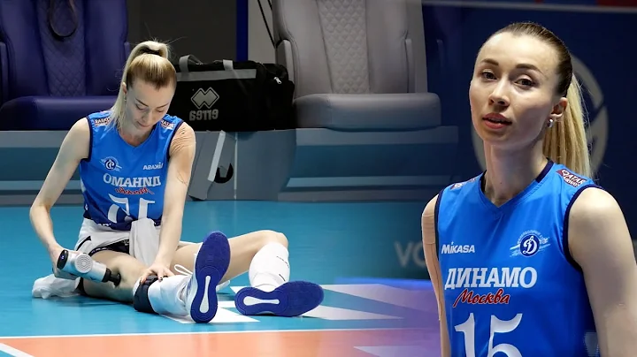 Nataliya Krotkova | Beautiful Volleyball Girl | Warming up