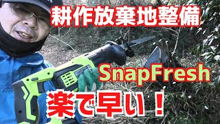 やっぱり電動は最高だった！SnapFresh充電式レシプロソーでぶった斬る！「1000円割引クーポン付き－下記説明欄にてご確認下さいませ」