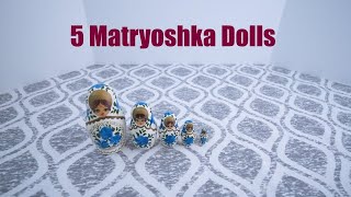 My Nesting Doll Collection #0064 – Russian Matryoshka Dolls (5 Dolls Total)