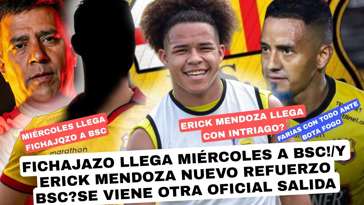 FICHAJAZO LLEGA MIÉRCOLES A BSC!/Y ERICK MENDOZA NUEVO REFUERZO BSC?SE VIENE OTRA OFICIAL SALIDA 