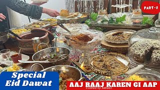 Dhoom Machanay wali Dawat|Guests Full Menu Prep for 50 person| Eid Vlog| Cooked by Sabeen #part2