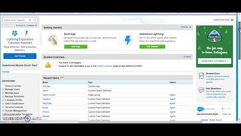 Creating App, Object and Fields in Salesforce