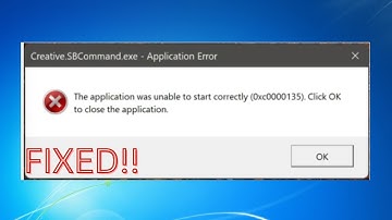 Fix The Application Was Unable To Start Correctly 0xC0000135 Application Error In windows