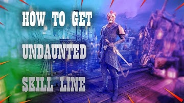 How To Get The Undaunted Skill Line - Elder Scrolls Online  (Aldmeri Dominion)