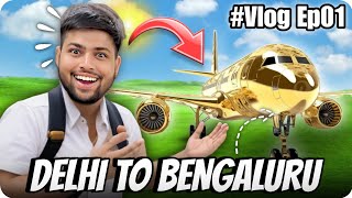 Delhi To Bengaluru ❤️ | 1st Solo trip (By Plane) | Aryan Ujjainwal Vlogs