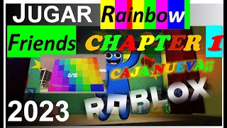 ROBLOX Rainbow Friends  CAPITULO 1 BUSCANDO MONEDAS PARA CAJA 3 XD