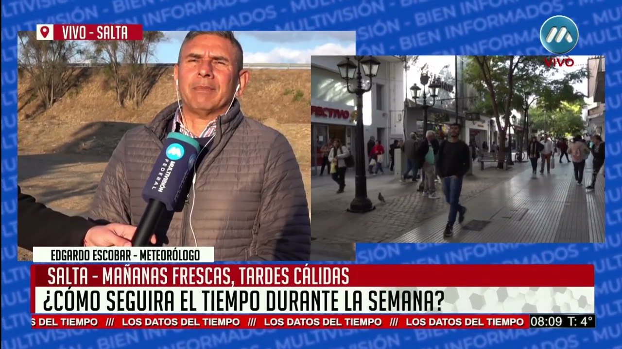 SALTA:¿CÓMO SEGUIRÁ EL TIEMPO DURANTE LA SEMANA?