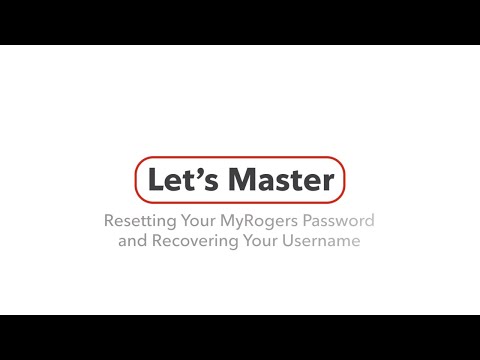 How to Recover and Reset Your MyRogers Username and Password