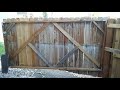 10' single swinger gate. 10' single swinger gate.