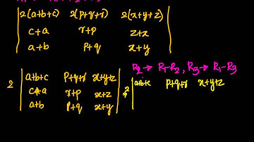 Matrices : Determinant examples - without expanding 4