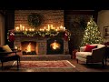 Rainy Night Coffee Shop ☕ Smooth Jazz &amp; Fireplace Ambience for Deep Relaxation and Study