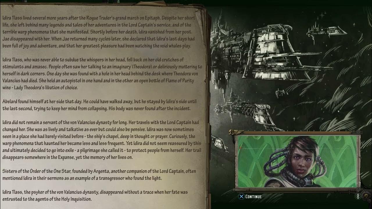 Cassia Endings Rogue Trader