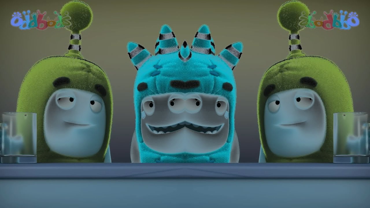 Surprising Boom Makes the Oddbods Jump! 🔊💥😆 (Sponsored By: Klasky Csupo 2001 Effects)