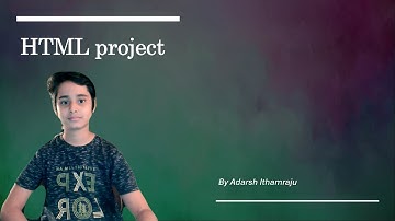 HTML 5 Project| Becoming an online fruit seller| Programming With Adarsh