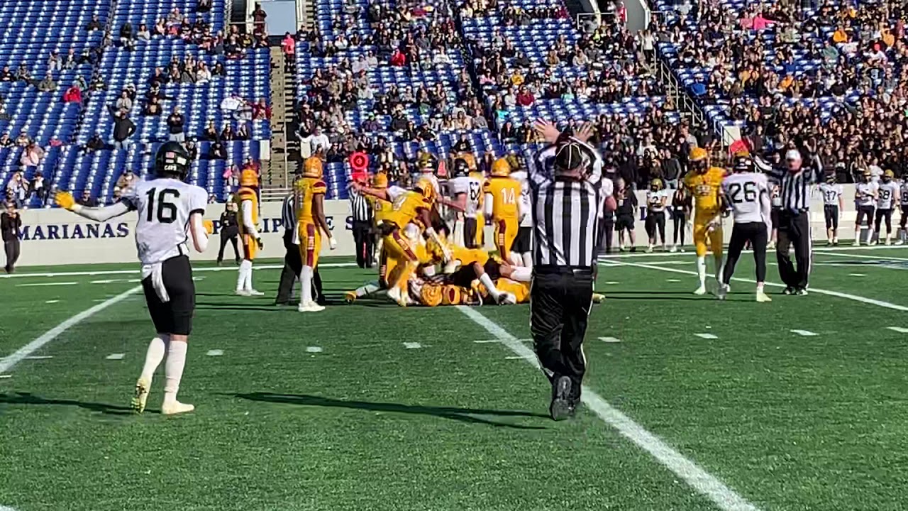 Barnard 4th down run South Carroll/Dunbar football 2A/1A state final 12