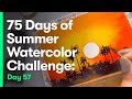 75 Days of Summer Watercolor Challenge: Day 57