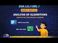 🔥 DSA Lecture 7|Analysis of Algorithms Explained Simply | Apriori vs Aposteriori