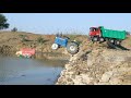 Jump River Ford Tractor | JCB Crane | Tipper | Mahindra Tractor Sonalika | PoLo Truck | CS kids Toy