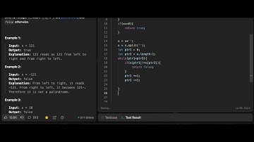 Leetcode 9  Palindrome Number in Javascript solution with runtime and memory complexity