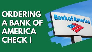 How Do I Order Checks From Bank Of America By Phone?