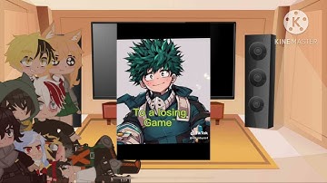 MHA react to singing