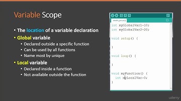 19- How To Use Variable Scope In Arduino Ide