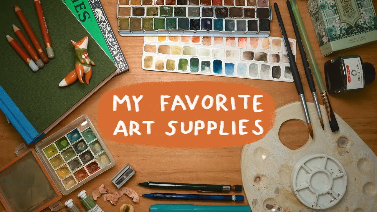 My favourite art supplies in 2023 🎨 Handmade watercolours