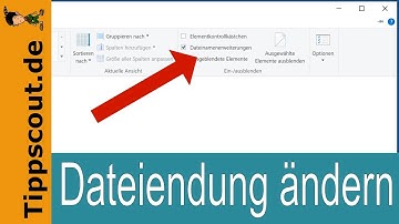 Windows Dateiendungen ändern