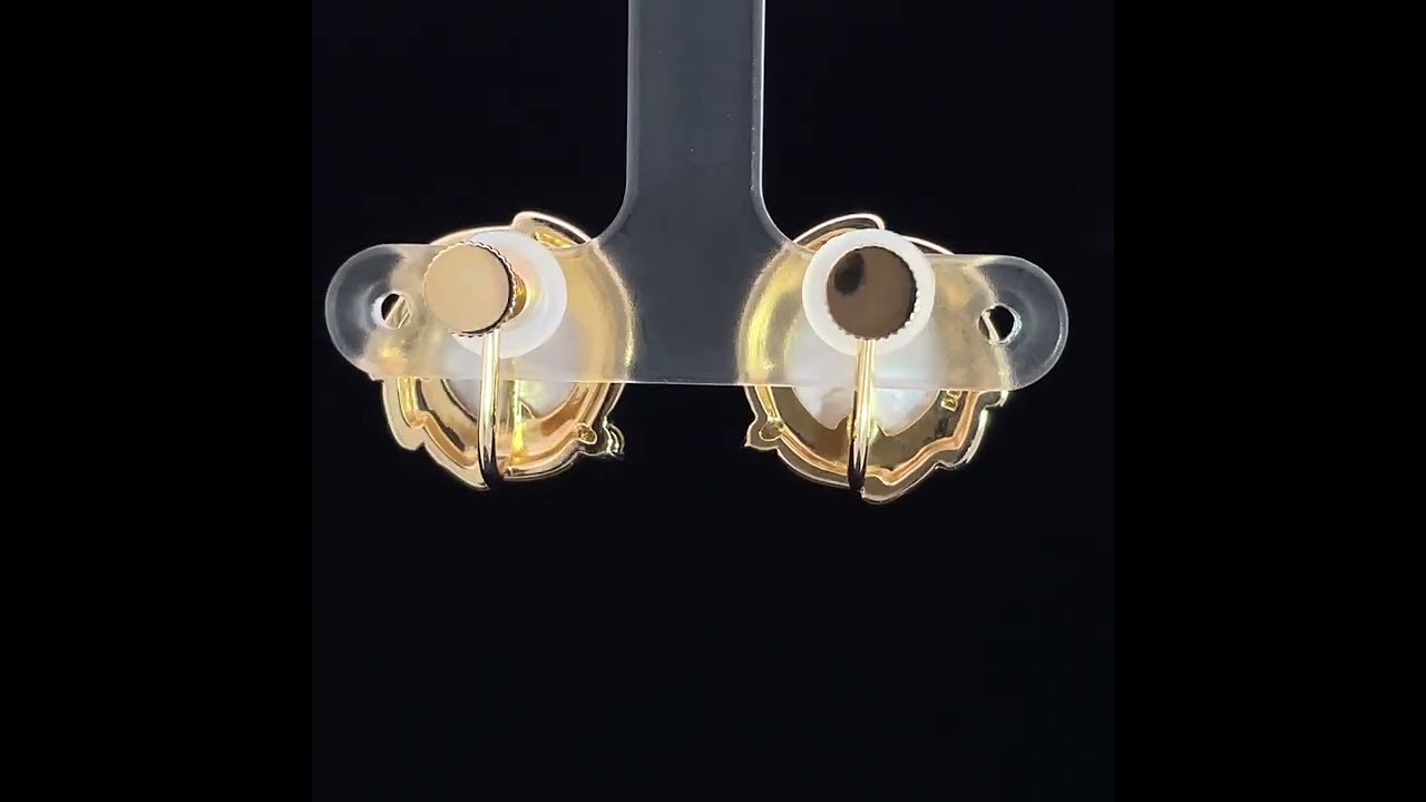 ポーラ マベパール イヤリング ダイヤモンド K18イエローゴールド POLA  