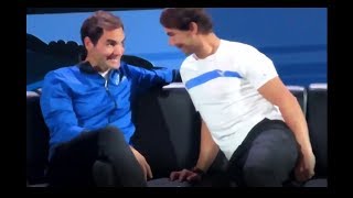 Complicité Roger Federer / Rafael Nadal  – Laver Cup 2019 🎾😃