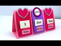 How to make New Year 2022 Desk Calendar | DIY Calendar | Handmade Desk Calendar | New Year Crafts