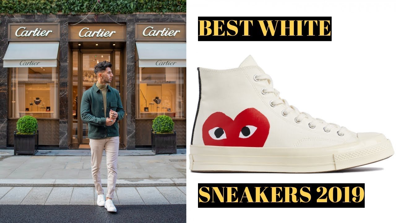 5 BEST WHITE SNEAKERS FOR MEN 2019 | WHITE SNEAKERS | MENS FASHION ...